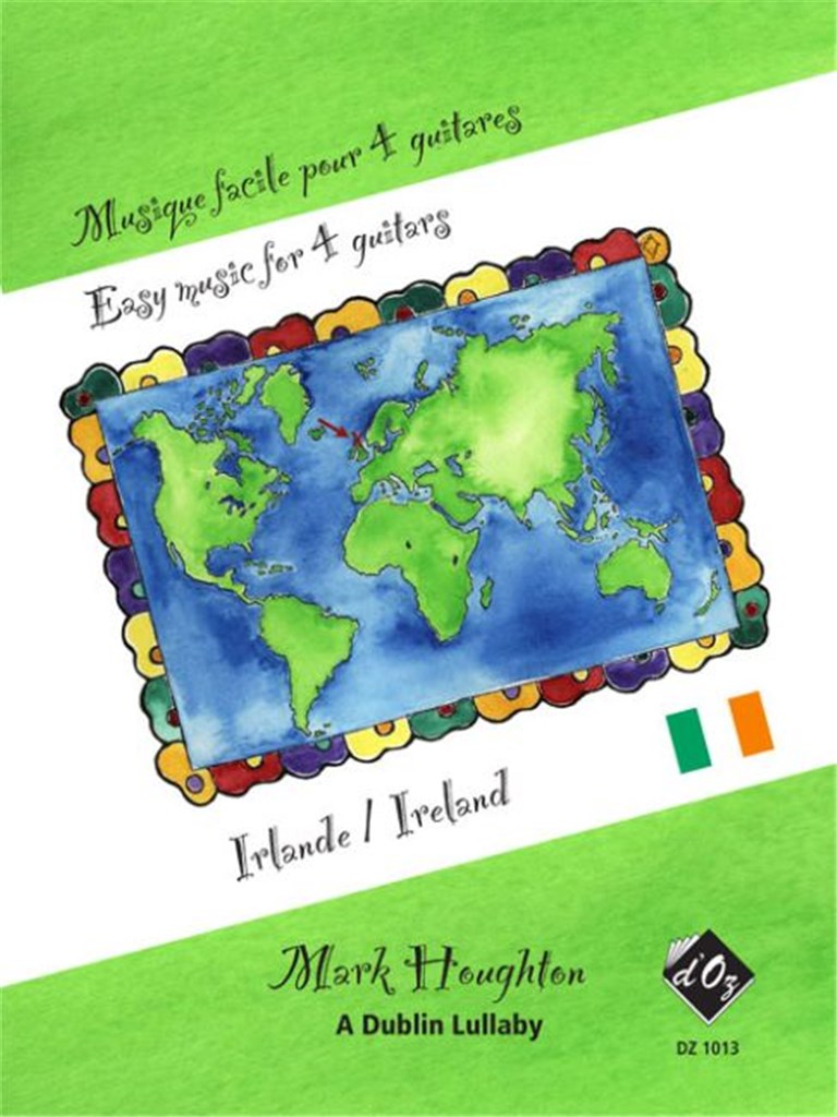 Musique facile pour 4 guitares - A Dublin Lullaby